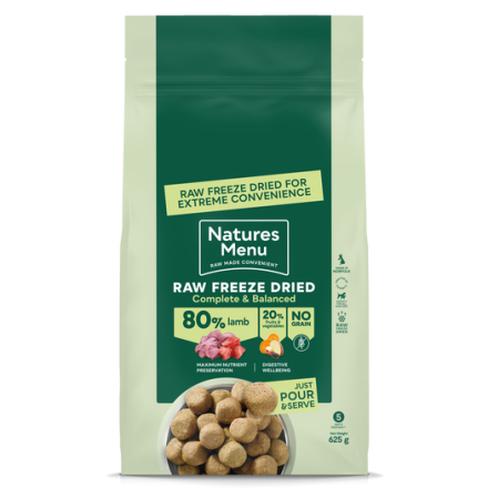 Nature Menu Freeze Dried C&B LAMB 625g