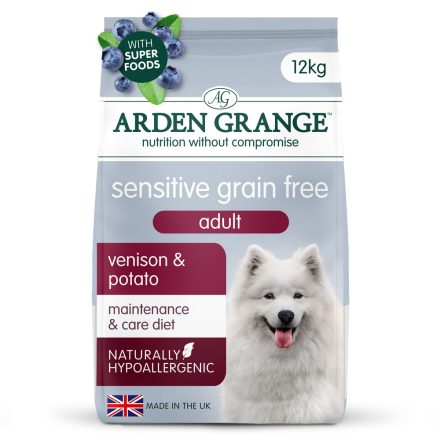 Arden Grange Dog Adult Sensitive Venison & Potato 12kg