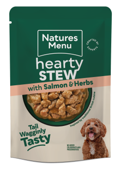 Natures Menu Stew Dog Wet Pouches Salmon 8x100g