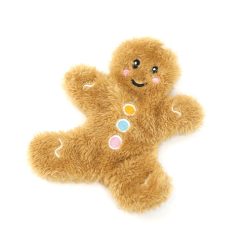HP  Gingerbread Man Unstuffed Crinkle Dog Toy