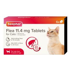 Beaphar Flea Tablets for Cats x6