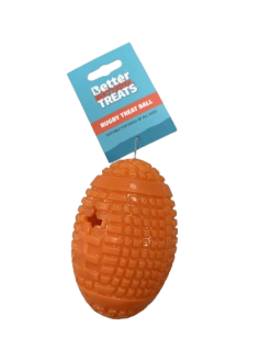Better Natural Rugby Shaped Treat Ball