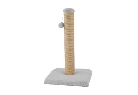 XL 2-part Teddy Fleece Scratch Post Stone