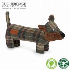 Heritage Tweed Fox Dog Toy