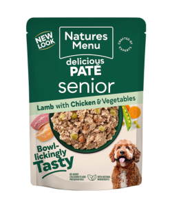 Natures Menu Dog Pouch - Senior Lamb & Chicken 300g