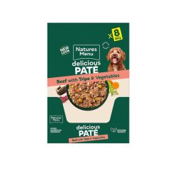 Natures Menu Dog Wet Pouch - Beef & Tripe 300g x8