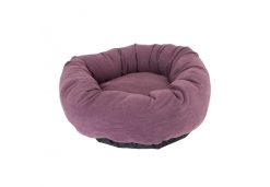 Corduroy Donut Bed (Plum) 70cm