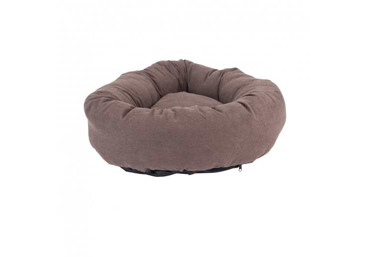 Corduroy Donut Bed (Walnut) 100cm