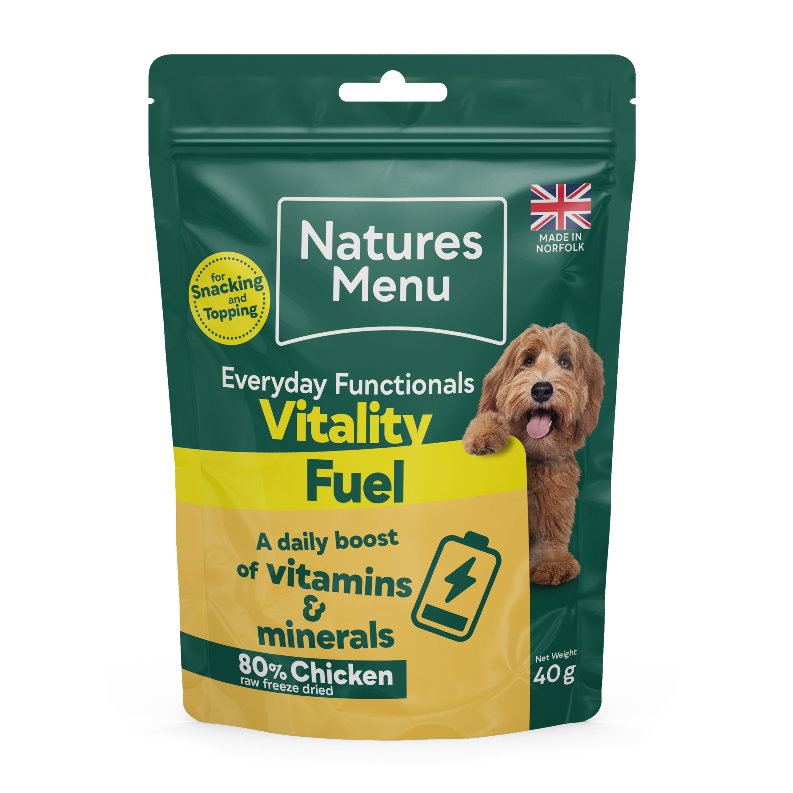 Natures Menu Freeze Dried Vitality Fuel Treat 40g