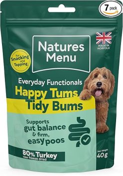 Natures Menu Freeze Dried Happy Tums, Tidy Bums Treat 40g
