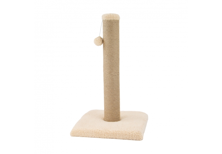 XL 2-part Teddy Fleece Scratch Post Sand