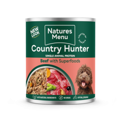 Natures Menu Country Hunter Wet Dog Beef 600g