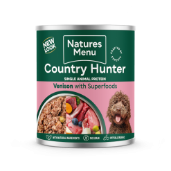 Natures Menu Country Hunter Dog Wet Venison 600g