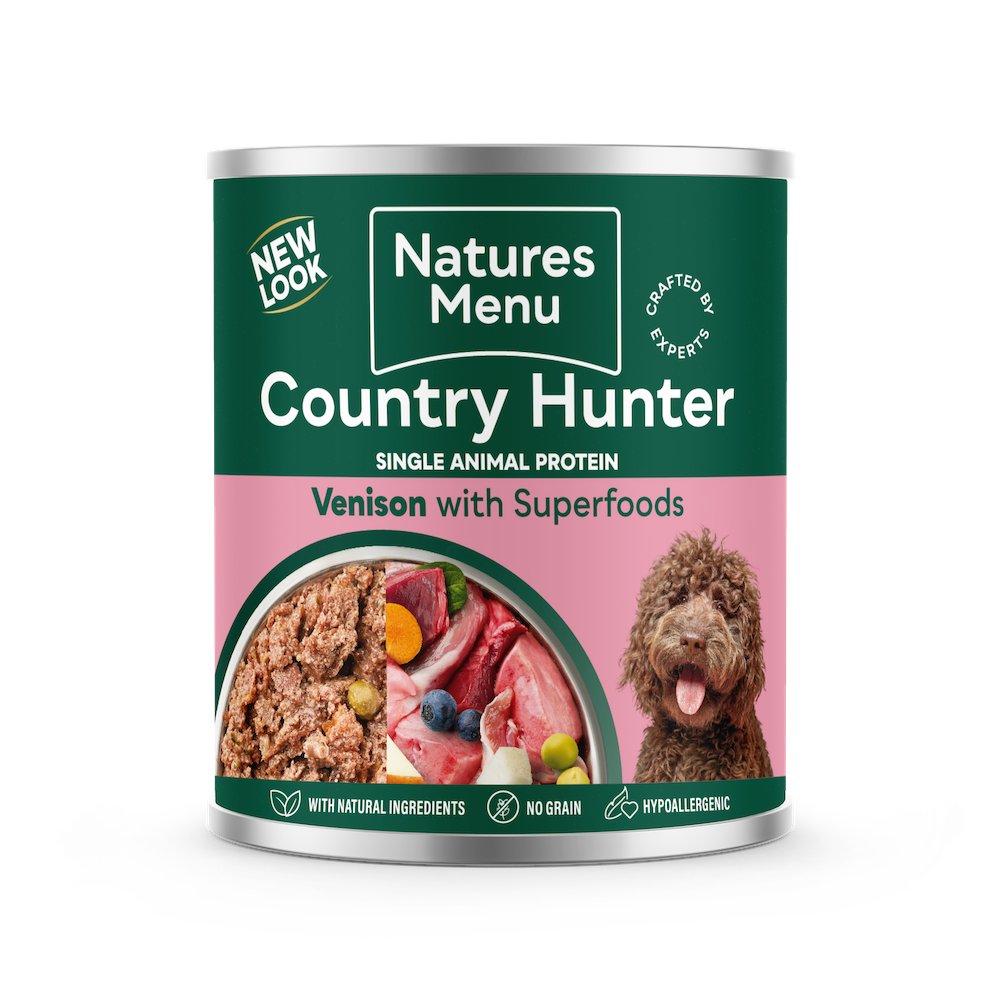 Natures Menu Country Hunter Dog Wet Venison 600g