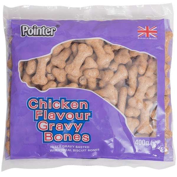 Pointer Chicken Flavoured Gravy Bones 400g