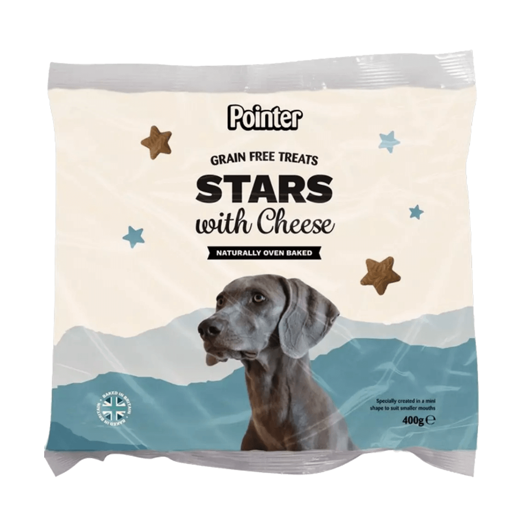 Pointer Cheese Stars 400g (Grain Free)