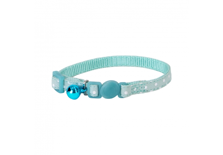 Polka Dot Kitten Collar Sage