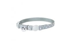 Polka Dot Kitten Collar Grey