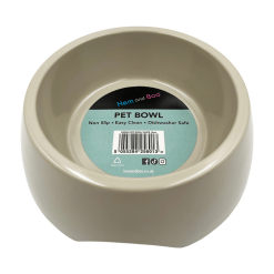 H&B 18cm Taupe/Brown Feeding Bowl