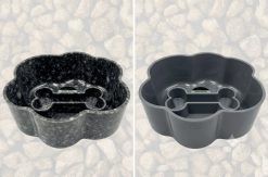 H&B 17cm BONE Marble/Granite Slow Feeding Bowl