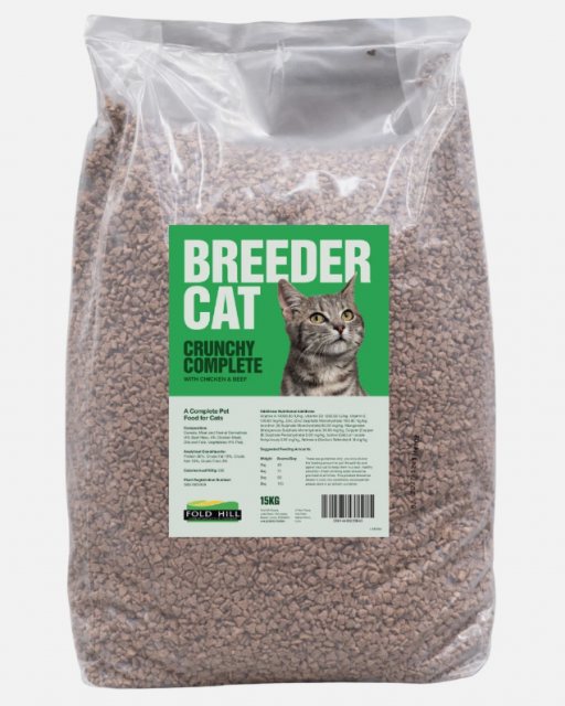 Fold Hill Crunchy Cat (Formally Breeder Cat) Complete, 15KG